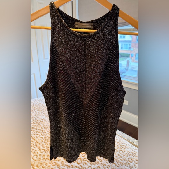 Anthropologie Black Textured Top Blouse Shiny Women’s
Size: M - Picture 8 of 10